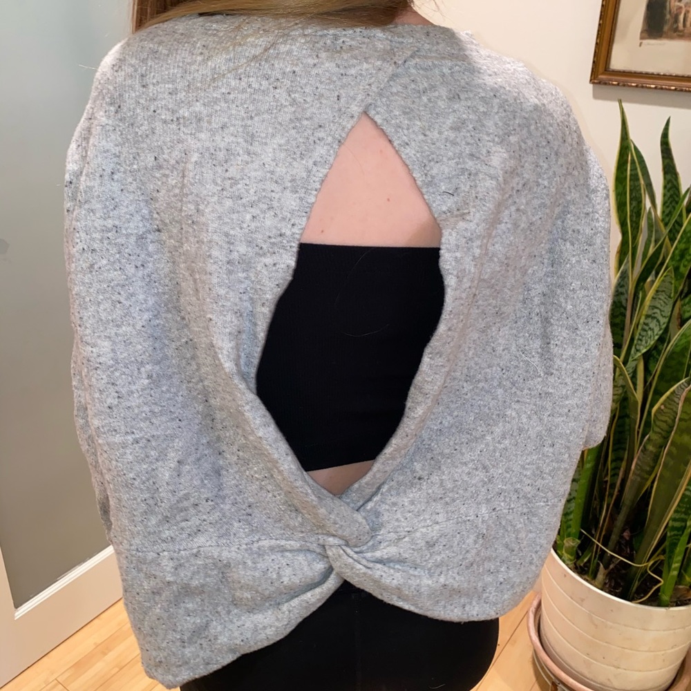 “Shrinking Violet” sweater